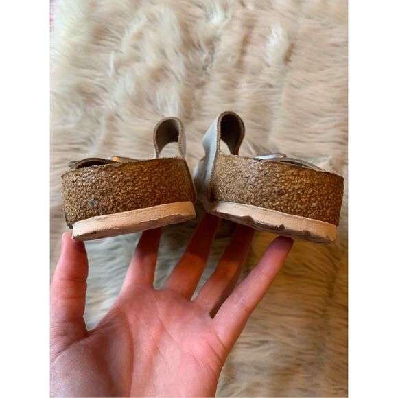 Birkenstock Women’s Arizona Washed Metallic Sandals Size 40 - Picture 5 of 8